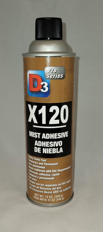 D3 – X120 Mist Adhesive – BECKMARiNK, Inc.